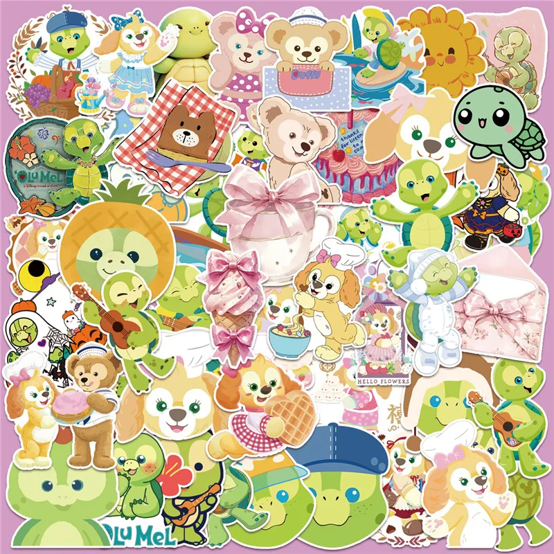 10/30/50PCS Cute Disneyland ‘Olu Mel CookieAnn Cartoon Sticker DIY Phone Luggage Skateboard Graffiti Decals Fun for Kid Toys