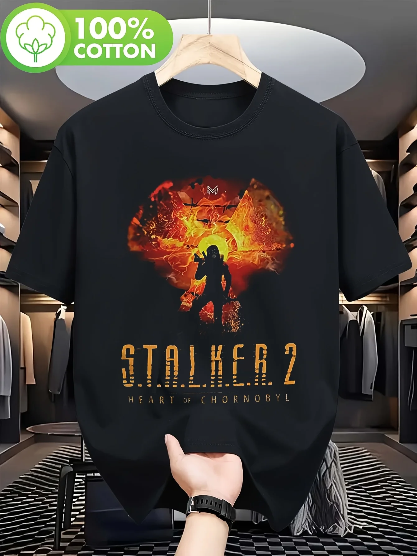 421_S.T.A.L.K.E.R. 2 Chernobyl Heart T-shirt, STALKER Shirt, Men's and Women's Daily Street T-shirt