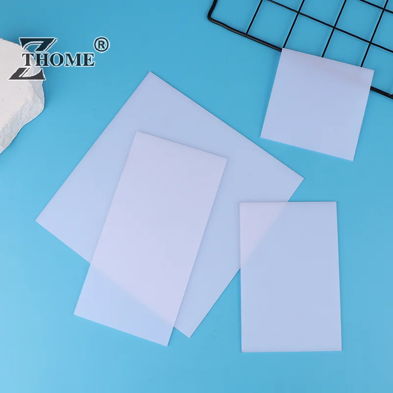 1 Stück Acryl Diffusor Blatt Dicke Kunststoff LED Licht milchig durchscheinende Rohlinge Platte