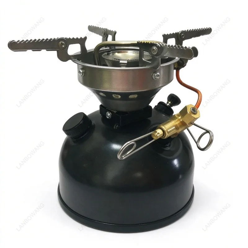 Portable Integrated Liquid Fuel Stove, Diesel Alcohol Burner for Outdoor Camping Picnic Road Trip Cooking