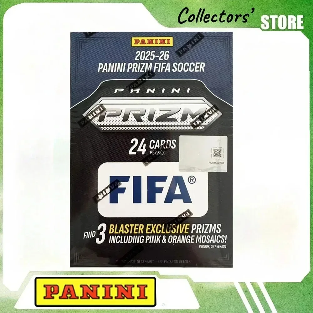 Panini 2025-26 Prizm Soccer Blaster Box Factory Sealed Exclusive Mosaic Refractor Parallel Rare Rookie Insert Vintage Hobby Gift