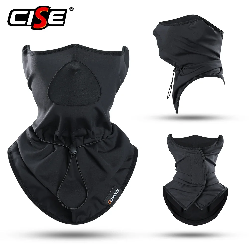 Motorcycle Face Mask Neck Scarves Ear Cover Breathable Windproof Adjustable Half Face Mask Riding Bandana Motorcycle Accessory