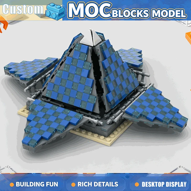578PCS Solar Panel Energy Station Building Blocks Sci-Fi Model Custom Assembly Creative Educational Toy Gift Collection Display