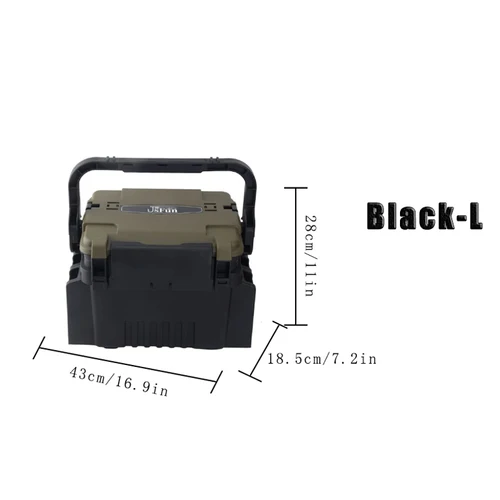 Imagen 2 del producto Caja organizadora de Pesca grande, señuelo multifunción, cubo para peces vivos, caja de almacenamiento gruesa, accesorios de Pesca, caja de aparejos de Pesca