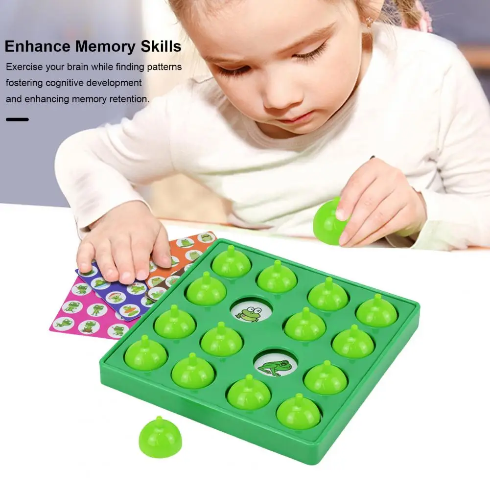 Kids Memory Pieces Challenge Game for Kids Parent-child Educational Toy with Double-sided Cards Fun Toddler Gift for Boys Girls