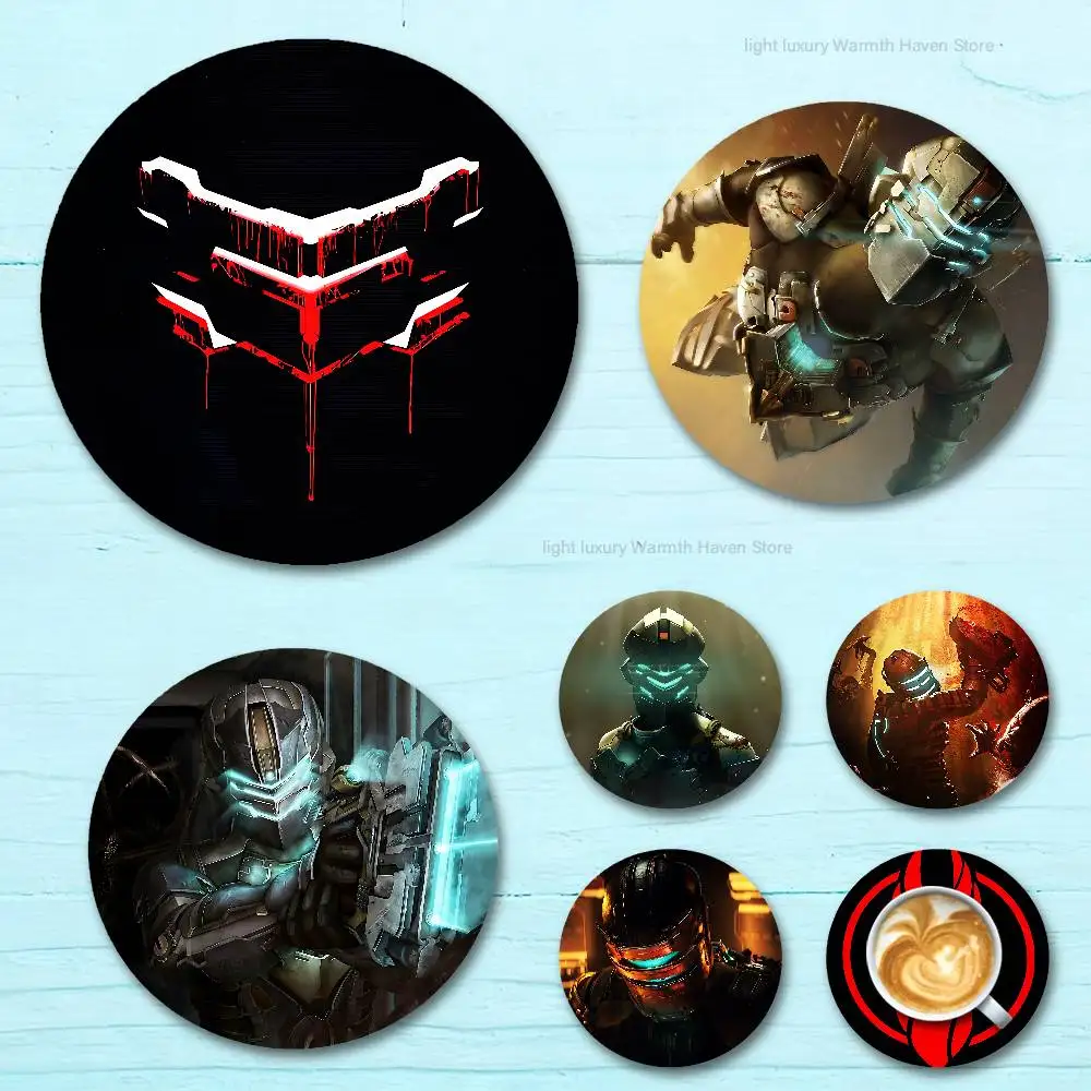 

Game D-Dead S-Space Round Anime Wooden Coasters DIY Decorations Birthday Valentine Gifts