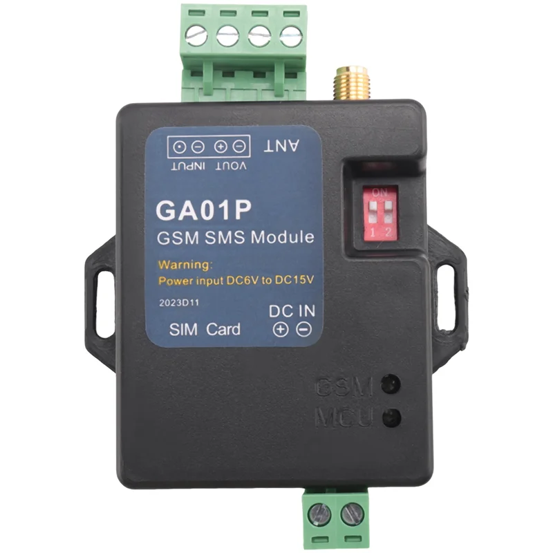 A46U 3X GA01P Vending Machine GSM Alarm Box Support Power Failure Alert One Alarm Input One Alarm Voltage Output