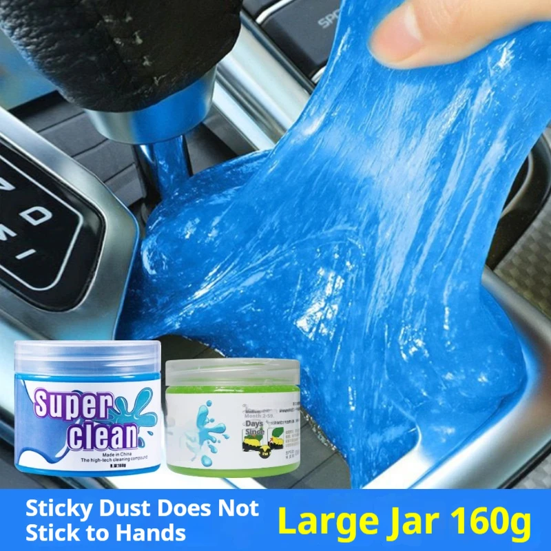 

Multi Purpose Car Wash Mud Soft Plastic Air Conditioning Outlet Keyboard Dust Cleaner Magic Glue Does Not Touch Gap Clean Tool