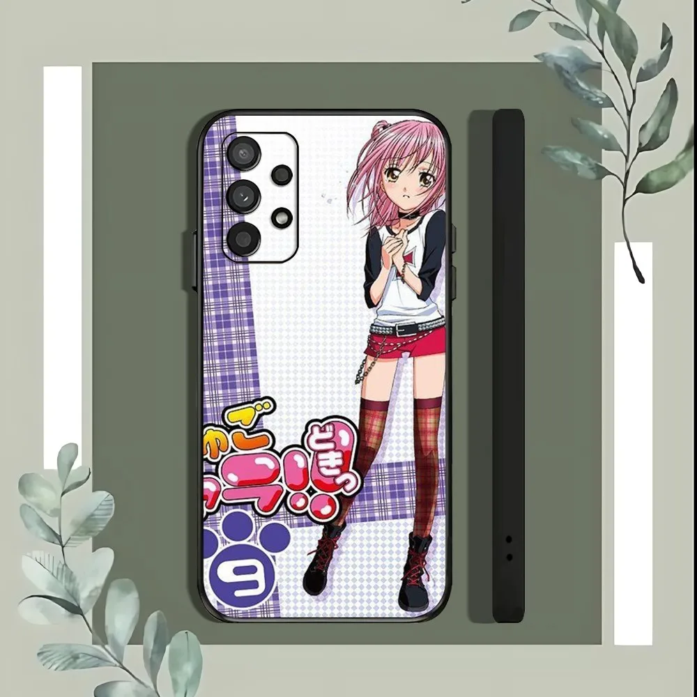 Shugo Chara Phone Case For Samsung Galaxy A52 A12 A51 S21 Edge S22ULTRA S23 S24 Plus Ultra Black Cover