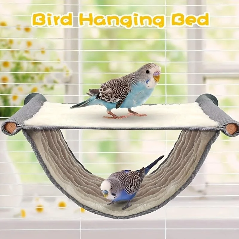 

Pet Bird Hammock for Parrot Bird Parrot Nest House Hammock Tent Cage Perch Stand for Parrots Budgies Parakeet Pet Accessories