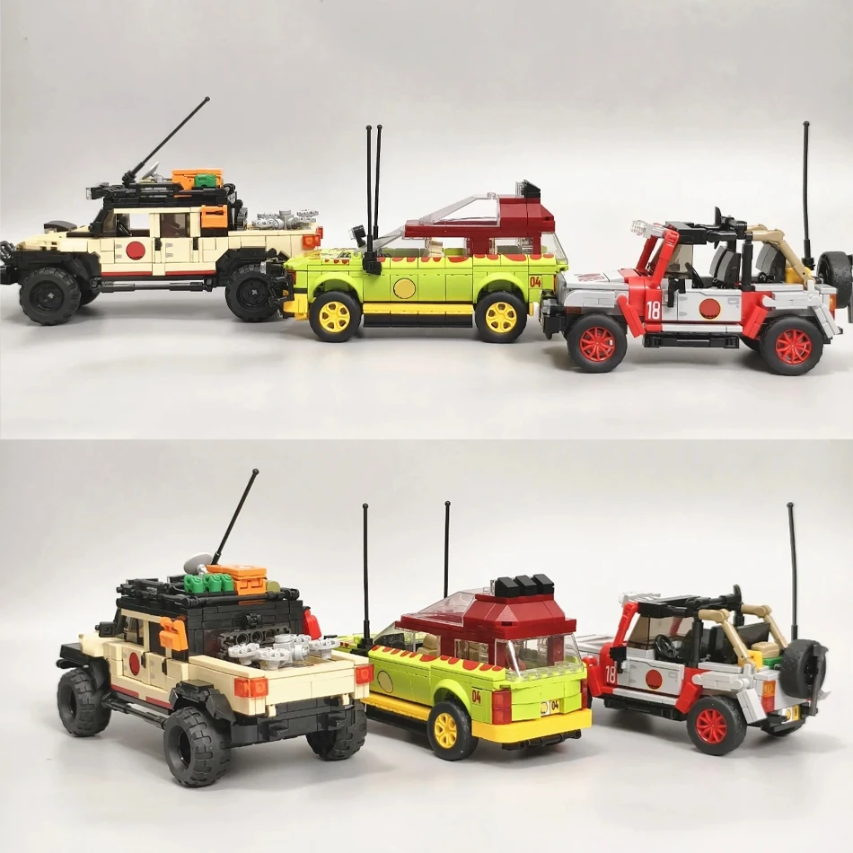 3 in 1 Dinosaur World SUV Buil - огляд і ціна Model Kit Jurassic Park