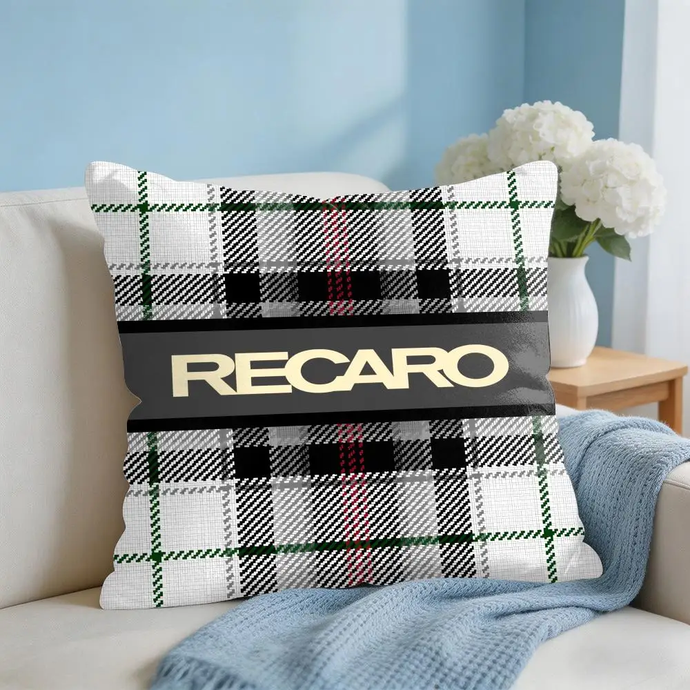 Seat Upholstery R-Recaros Cushion Cover Square Pillow Bedroom Sofa Leisure Comfort Living Room Home Decoration 40X40