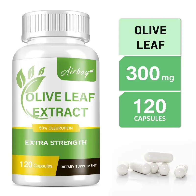 Olive Leaf Extract - Antioxidant, Lower Cholesterol, Improves Skin Condition, Promotes Heart and Cardiovascular Health, Non-GMO