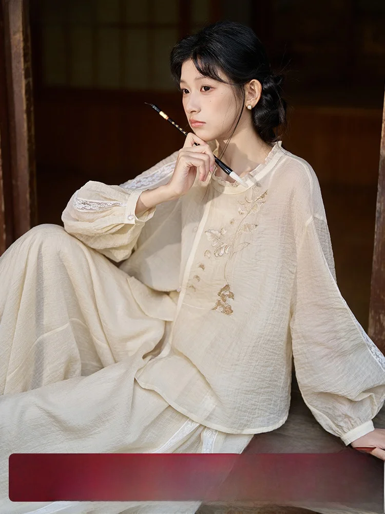 iyu-–-ensemble-haut-et-pantalon-en-soie-pour-femmes-ample-chinois-decontracte-usage-quotidien-fiber-de-polyester-saison-de-printemps-nouvelle-collection-2025