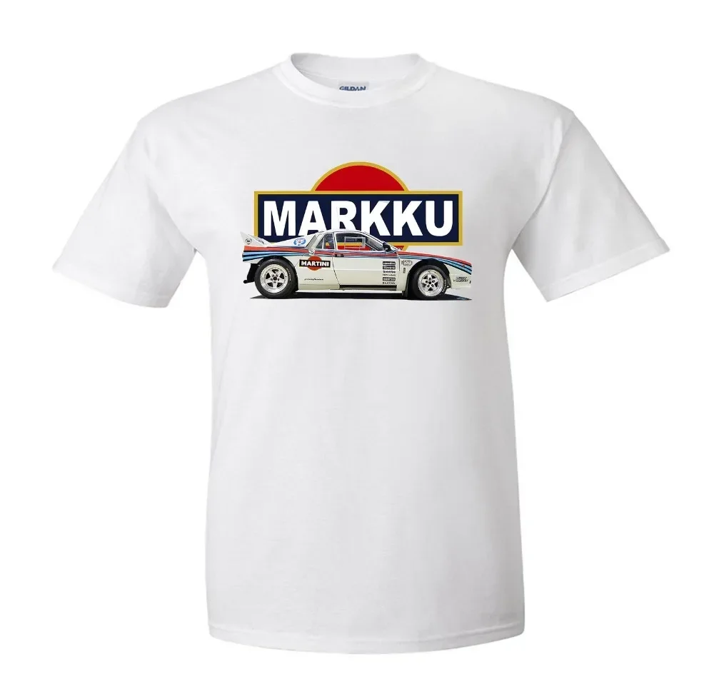 Camiseta Lancia 037. Coche de rally. Wrc. Auto Clásico. Retro. Beta Montecarlo Fashion Camisetas hipster de alta calidad para hombre, camisetas personalizadas