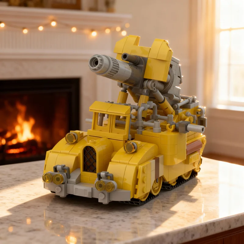 

Набор строительных блоков MOC «Артиллерийская система Англо-Айлендских островов», 609 деталей, рождественский подарок, конструктор, идея для творчества, развивающая игрушка