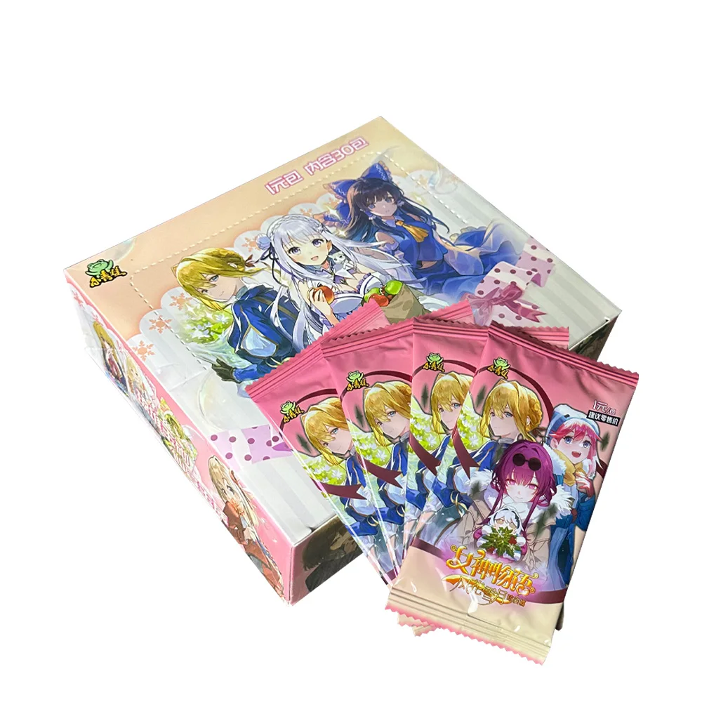 

Goddess Story NS-12 Cards 150 Pieces 30 Packs Anime Collection Cards Birthday Gift Beatiful and Pretty Card Children Toys Gift