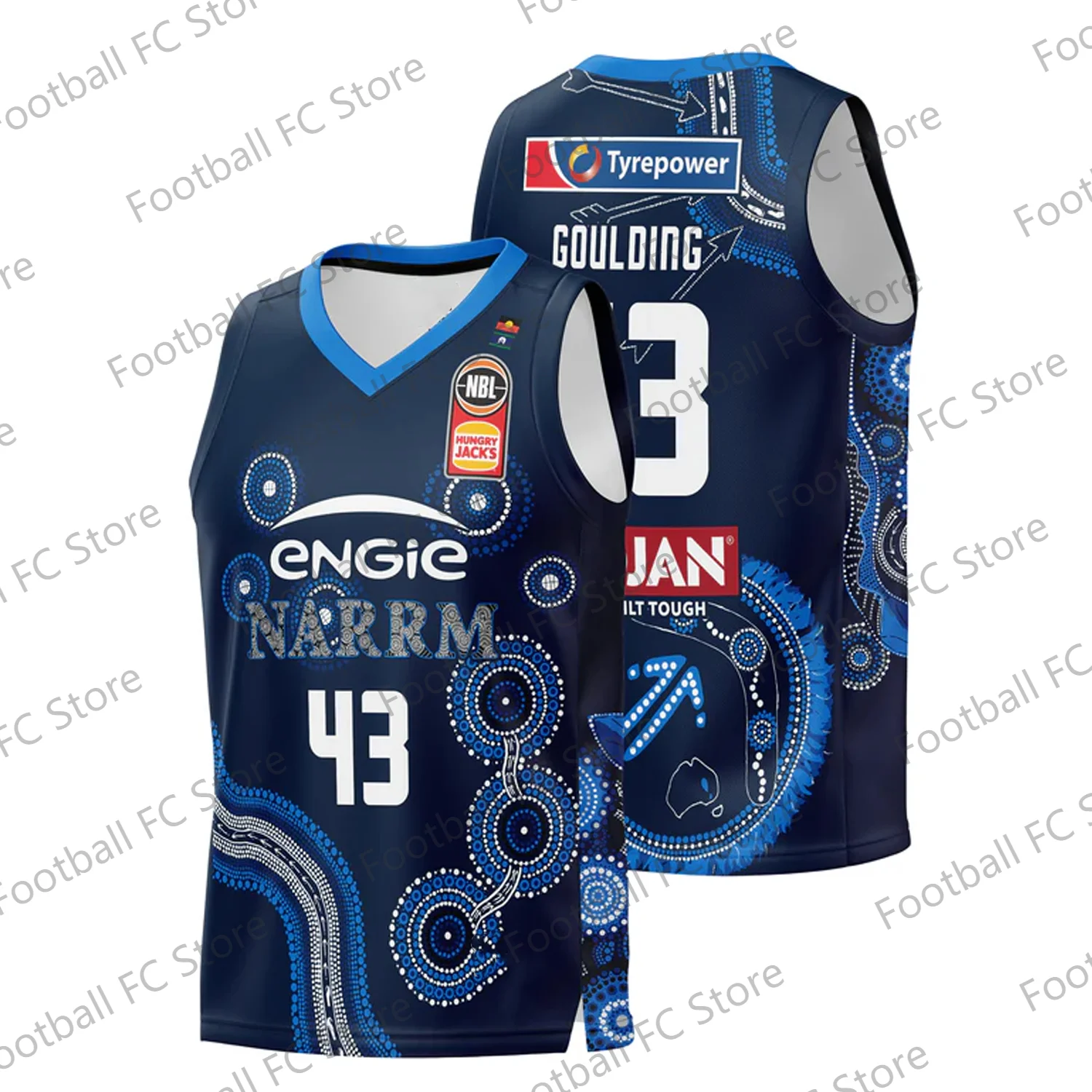 2024 New Summer Arriavl Australia Melbourne United 23/24 Indigenous Jersey Vest Jersey T-shirt For Adult/Kids Tank Tops