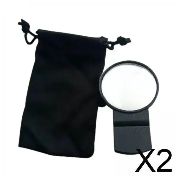 

2x зажим для зеркала для селфи, простой в использовании, компактный, простой в установке, зеркальный зажим для камеры телефона, универсальный для фотографии, фото