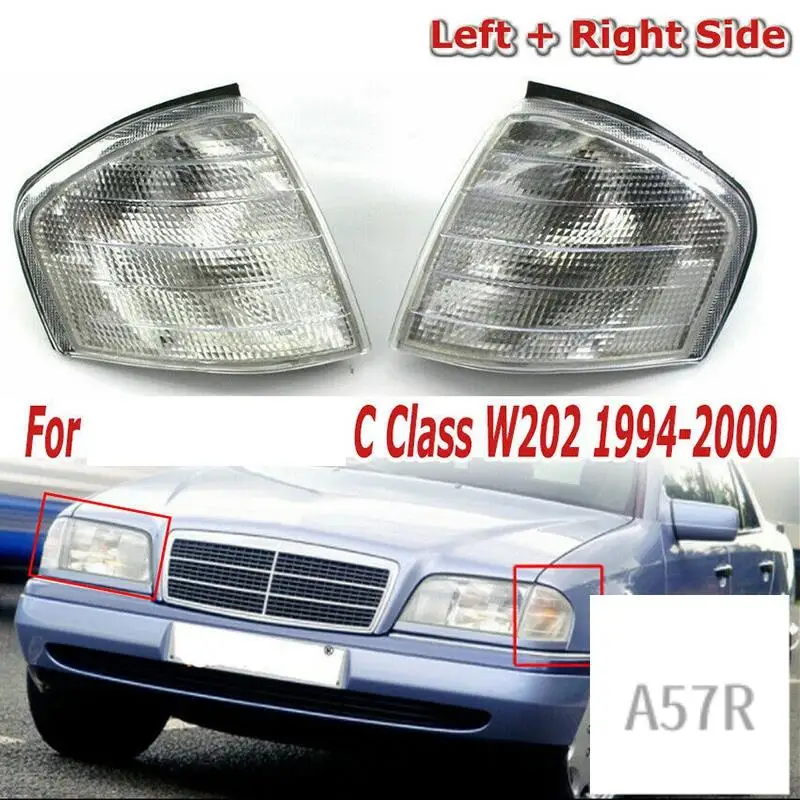 

7R-для Mercedes Benz C Class W202 1994-2000 пар угловых фонарей указатели поворота 2028261143 2028261243