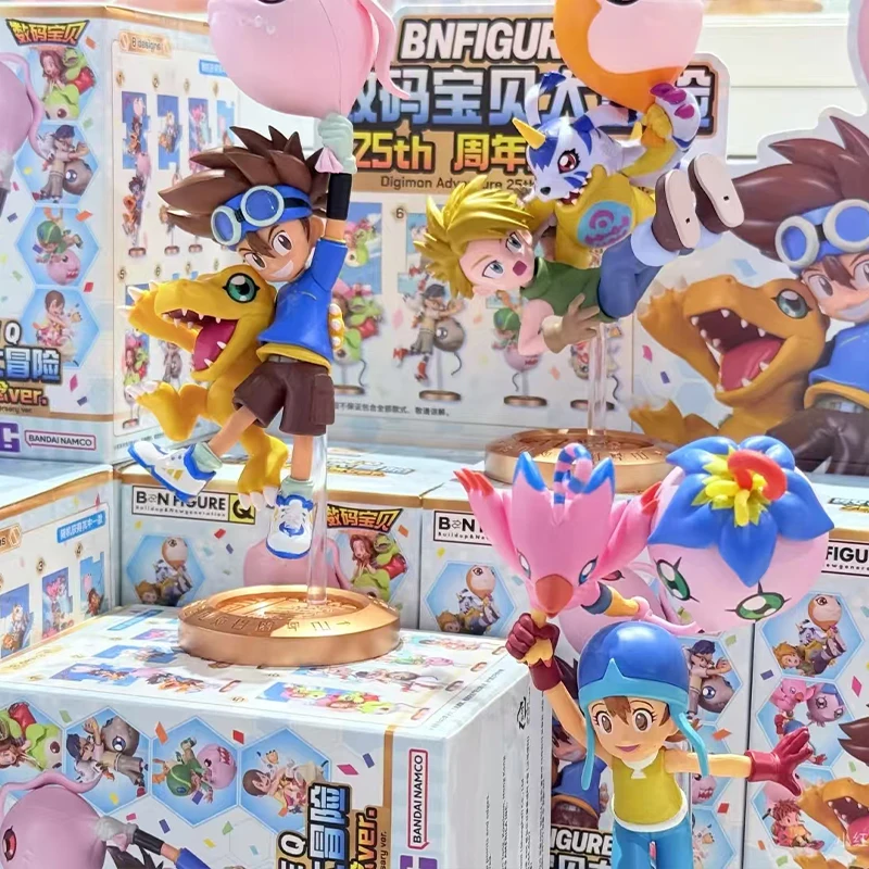 

В наличии оригинальный Digimon Adventure 25th Anniversary памятный воздушный шар слепая коробка модная игрушка кукла цифровой монстр