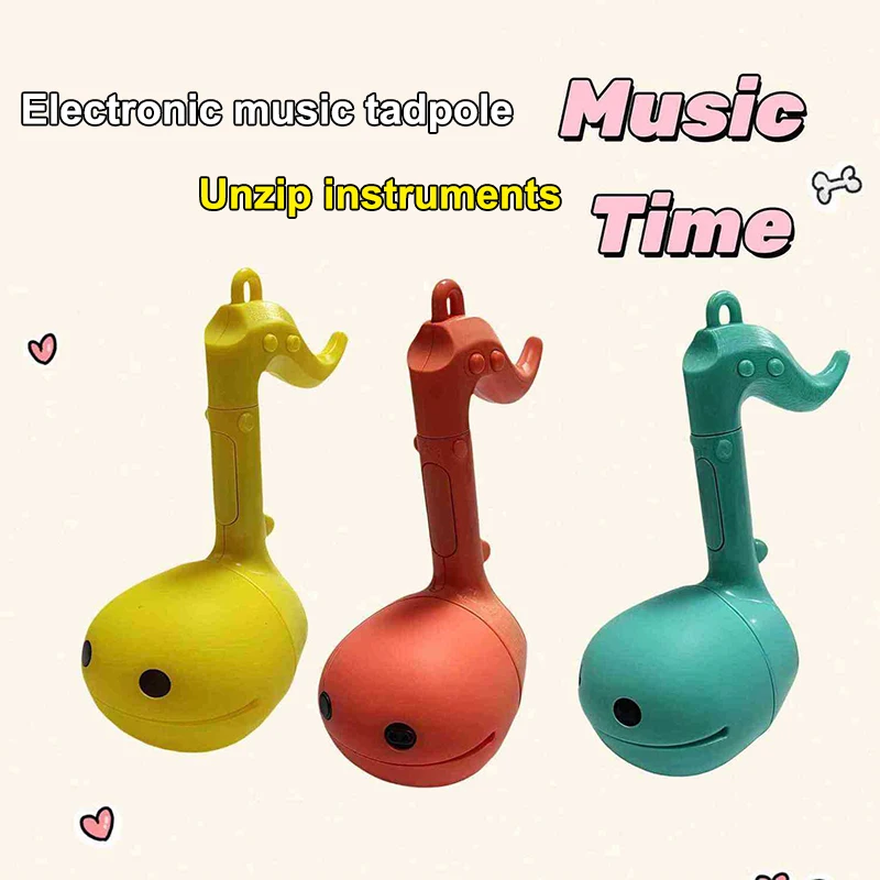 Otamatone Mini Electronic Music Instrument Creative Sound-Producing Musical Toy Cute Musical Notes Relaxing Soothing