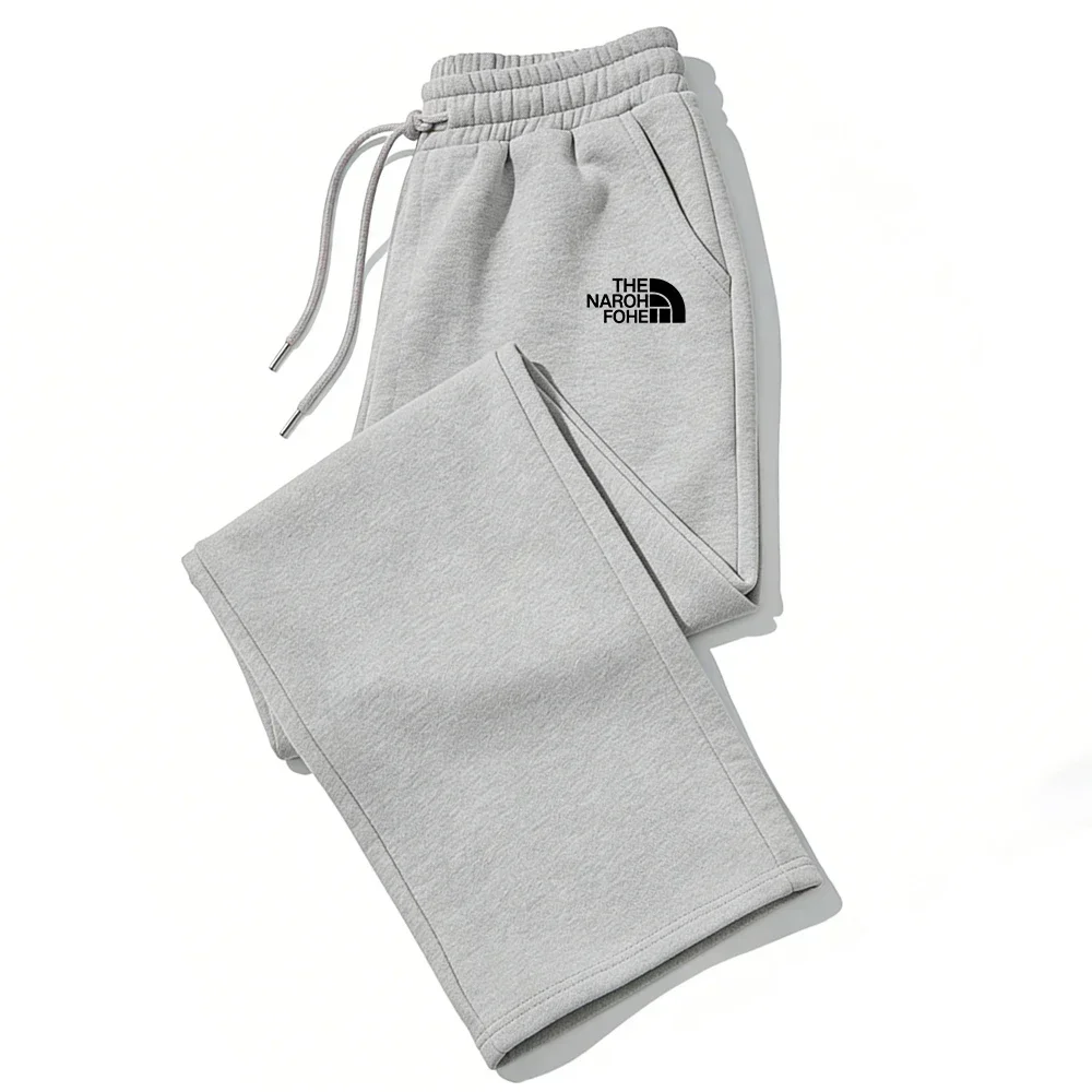 Hochwertige, bestickte Herren-Freizeit-Langhose, Unisex, für Herbst und Winter, Fitness-Jogginghose, bequeme Passform, Sporthose. – Detail 4