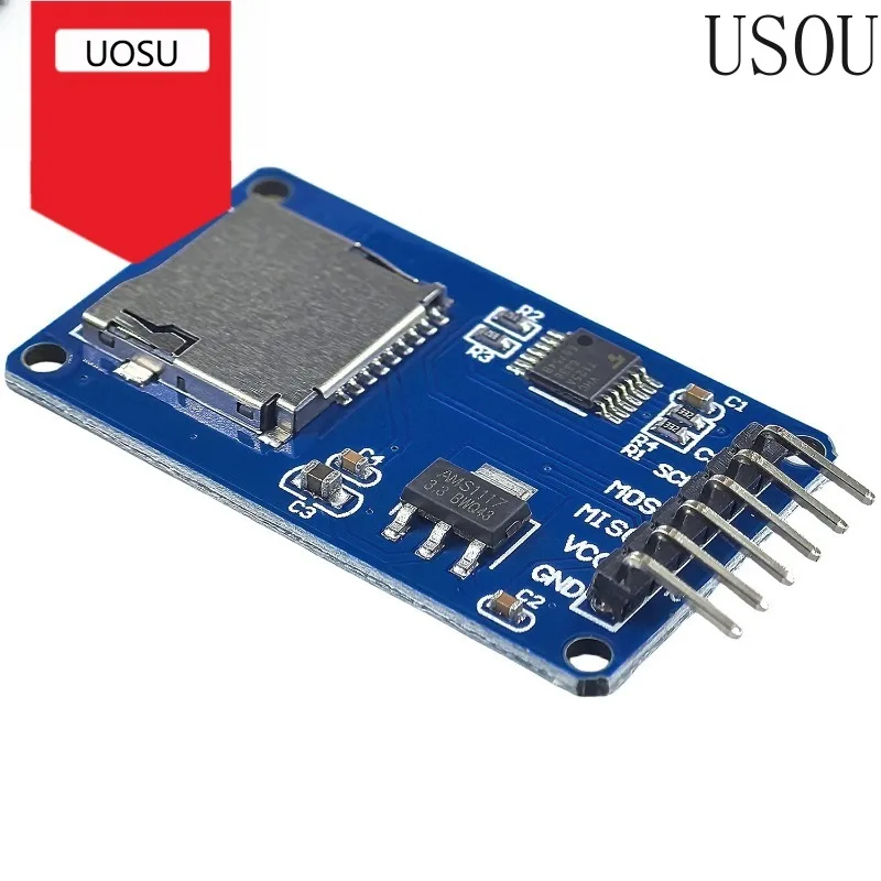 1-3PCS Micro SD TF Card Storage Module Expansion Board TF Card Memory Shield Module SPI with Level Conversion Chip