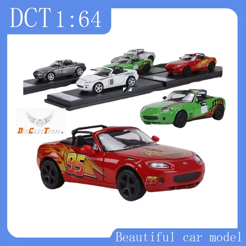 

DCT 1:64 Mazda MX-5 Racing Simulation Alloy Car Model Collection Ornaments
