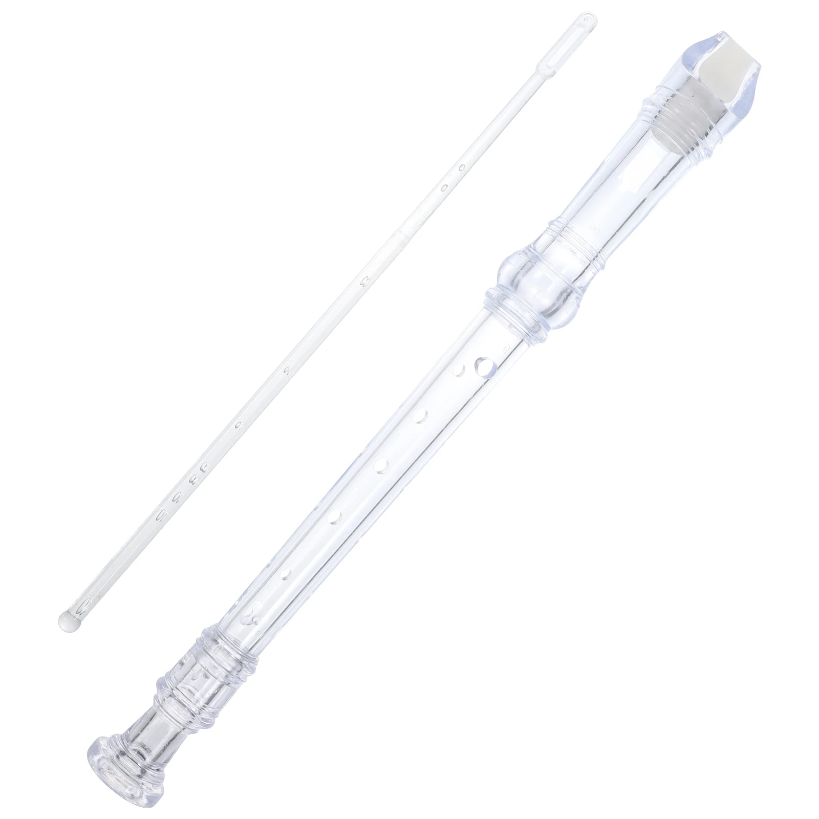 

ABS Resin Mouthpiece G Tuning Recorder 8 Hole Traditional Flute Design Easy Cleaning Wind Instrument For Beginners
