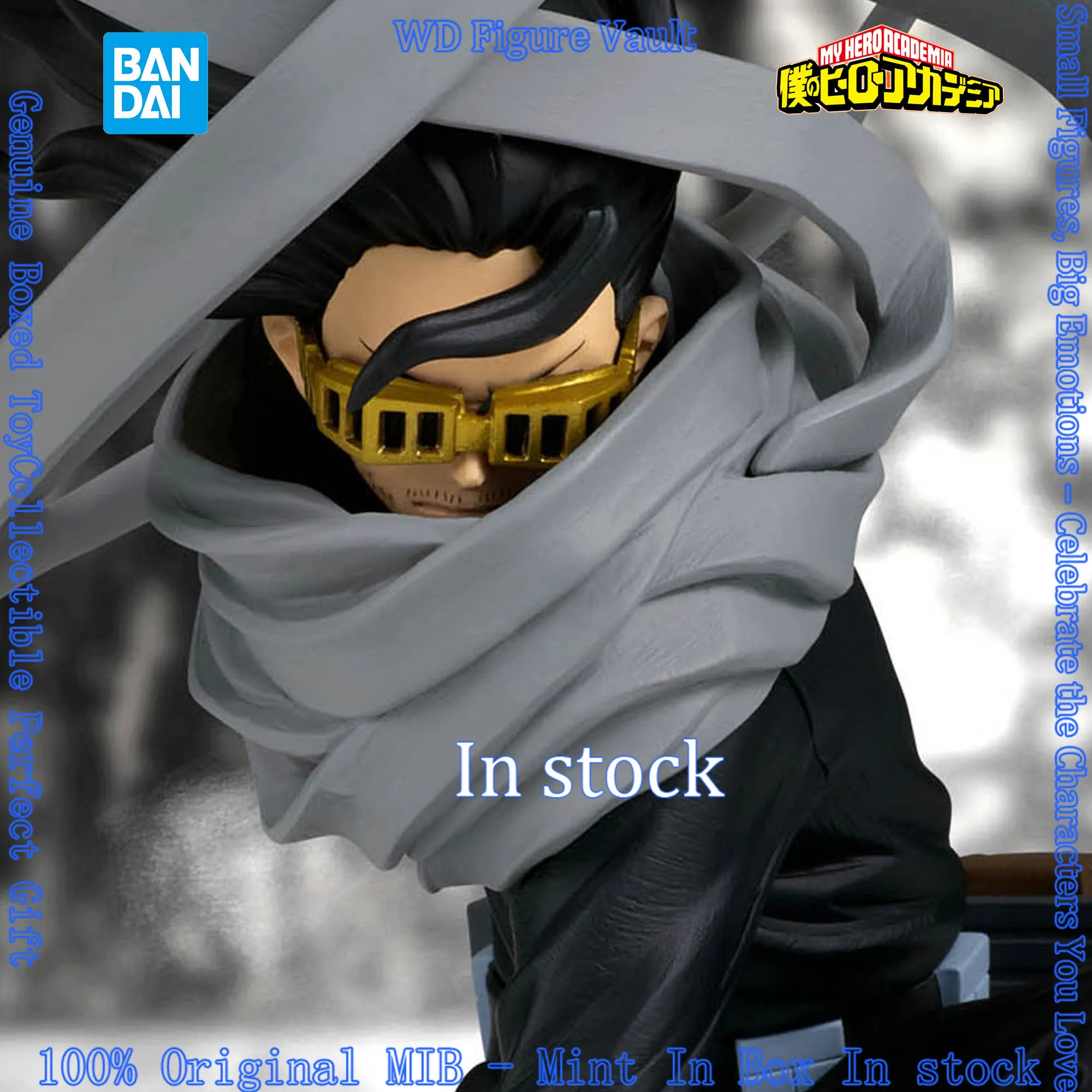

Instock Bandai Officially Licensed My Hero Academia MAXIMATIC Eraser Head Shota Aizawa Figures Anime Model Genuine BoxedToy Gift