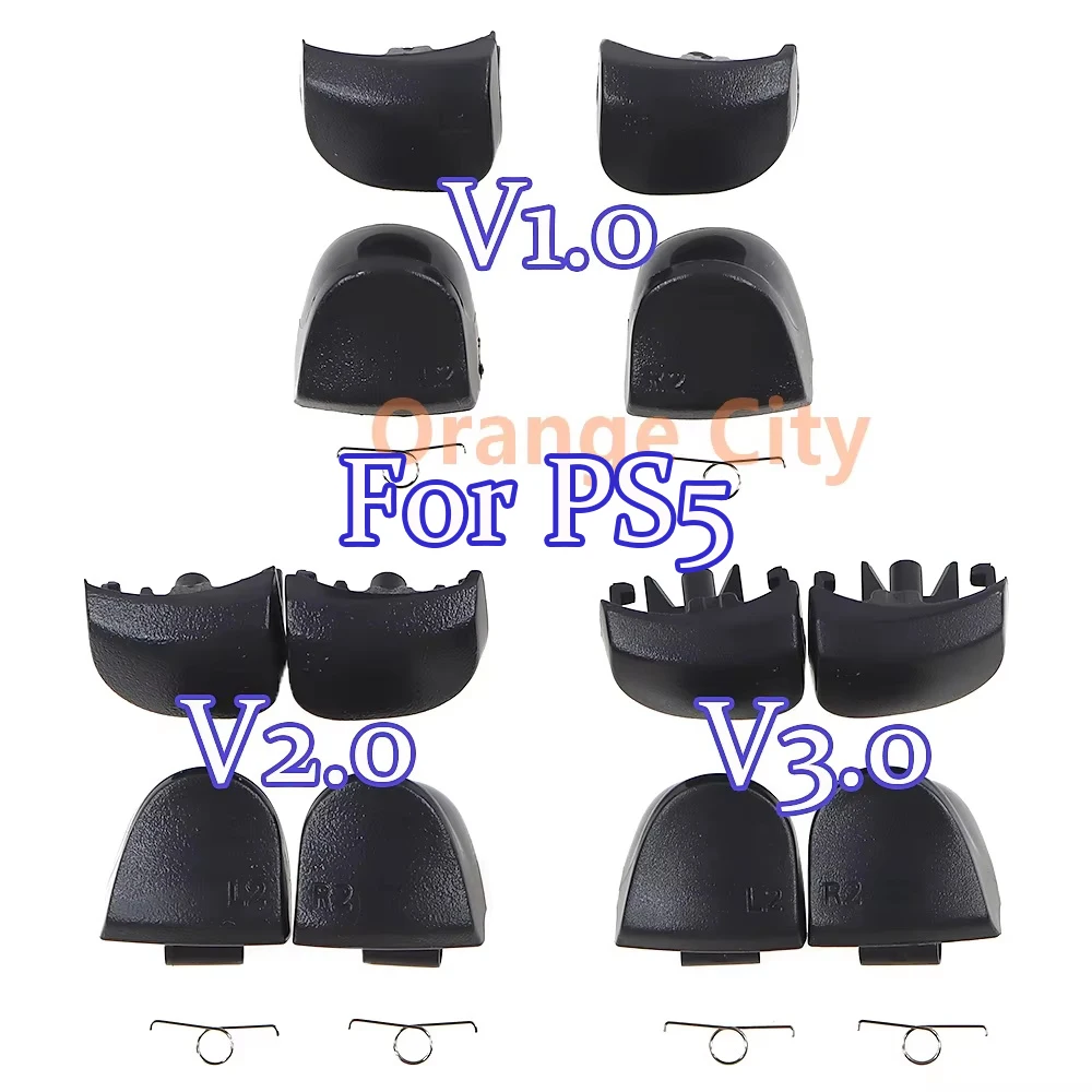 

30Sets For Sony Play Station 5 PS5 V1.0 V2.0 V3.0 Controller L1 R1+L2 R2 Trigger Buttons + Springs Tool Replacement Parts