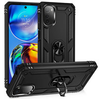 2-in-1 Fall-proof Case for MOTOROLA G7 G8 G9 E7 Plus Play Power Lite One Fusion Hyper  Zoom  Action E32 E40 Ring Bracket Case