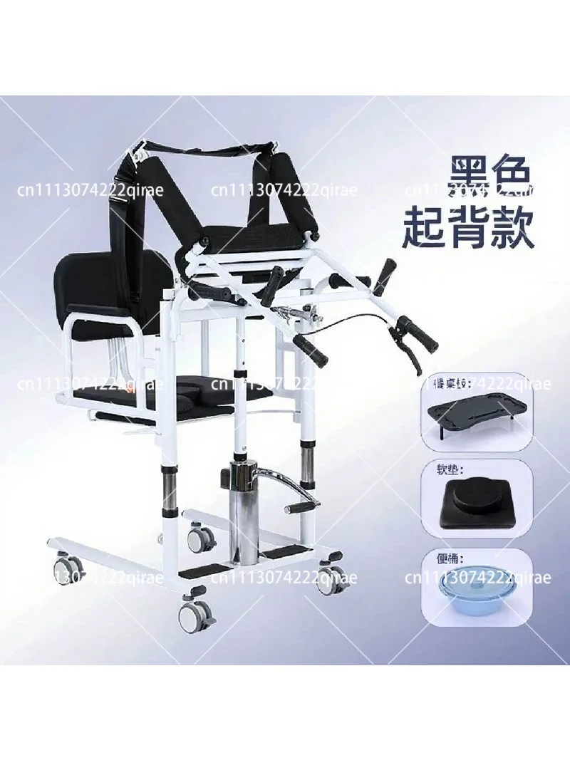 Multifunctional Elderly Hydraulic Lift Chair Bedside Care Bath Toilet Aid