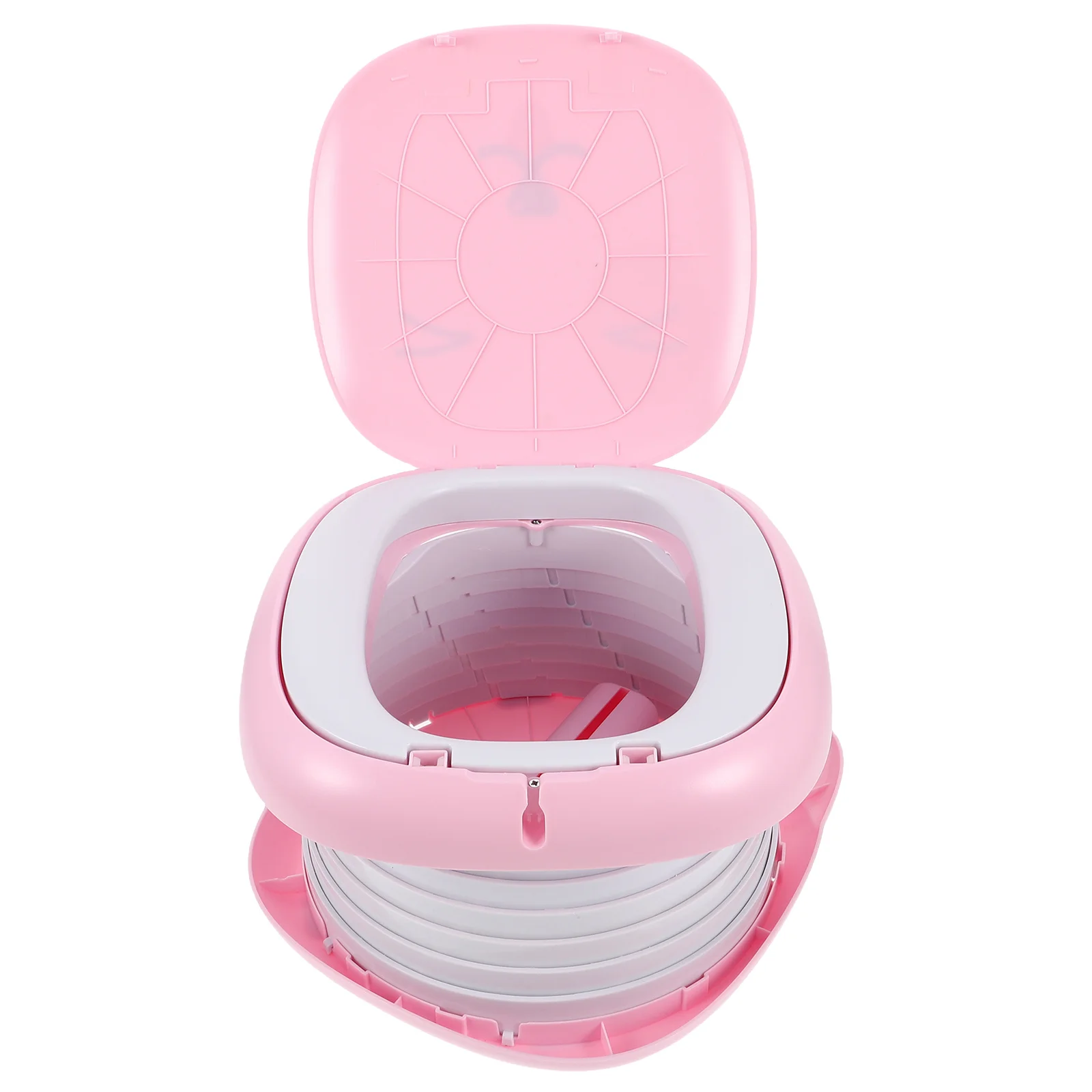 مقعد مرحاض للسفر للأطفال الصغار قابل للطي للتخييم في الهواء الطلق للأطفال كرسي تدريب محمول على المرحاض للسفر