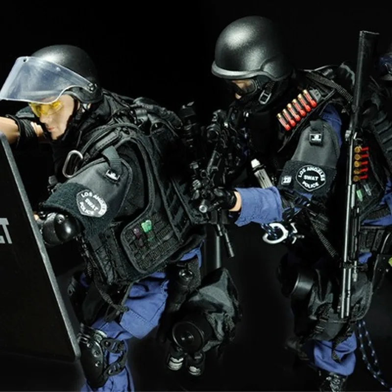 12 بوصة شخصية الحركة المشتركة العسكرية مع عملية محاكاة واقعية ، 1/6 مقياس Te الشرطة Swat الجندي لعبة مجسمة الشكل هدية