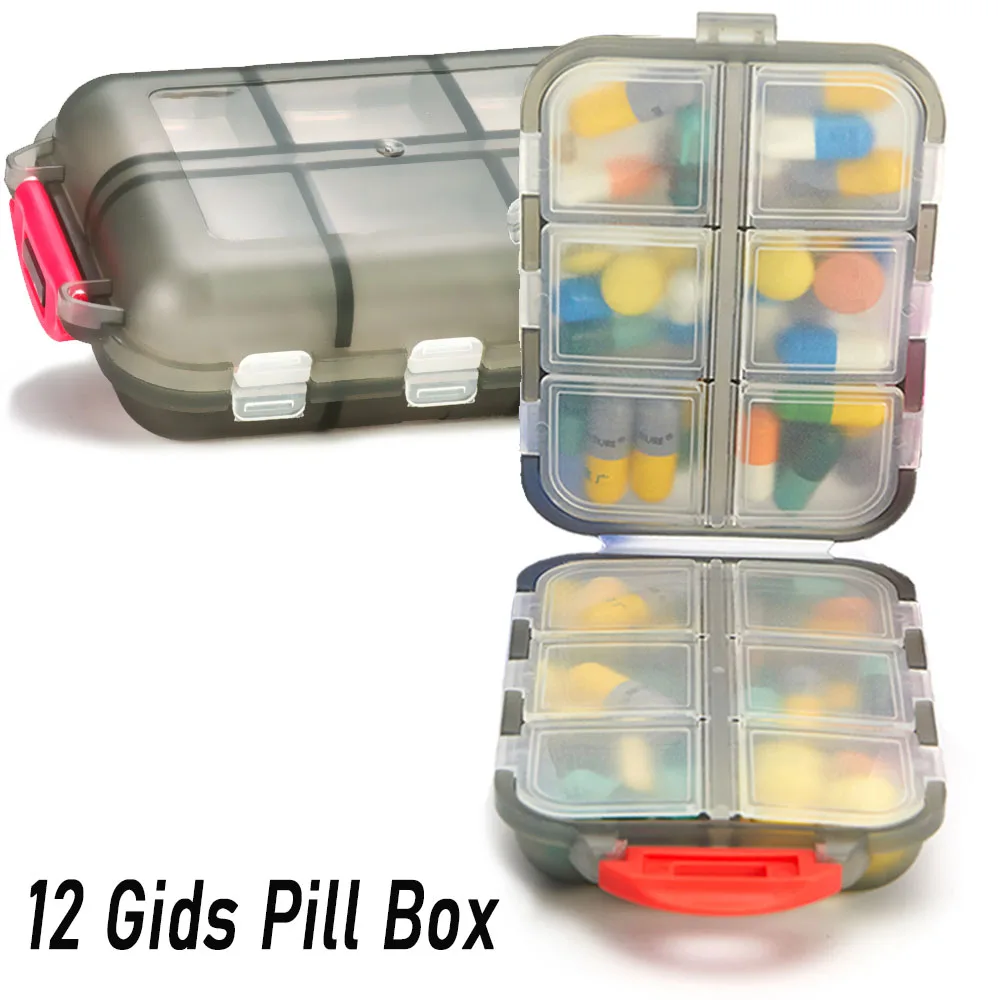 New Travel convenient medicine Pill Box pills dispenser pill Organizer Tablet Pillbox Case Container Drug Divider Drug Boxes