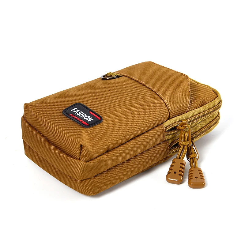 Двухслойная Сумка EDC Molle, уличная Военная поясная сумка, мужская сумка для телефона