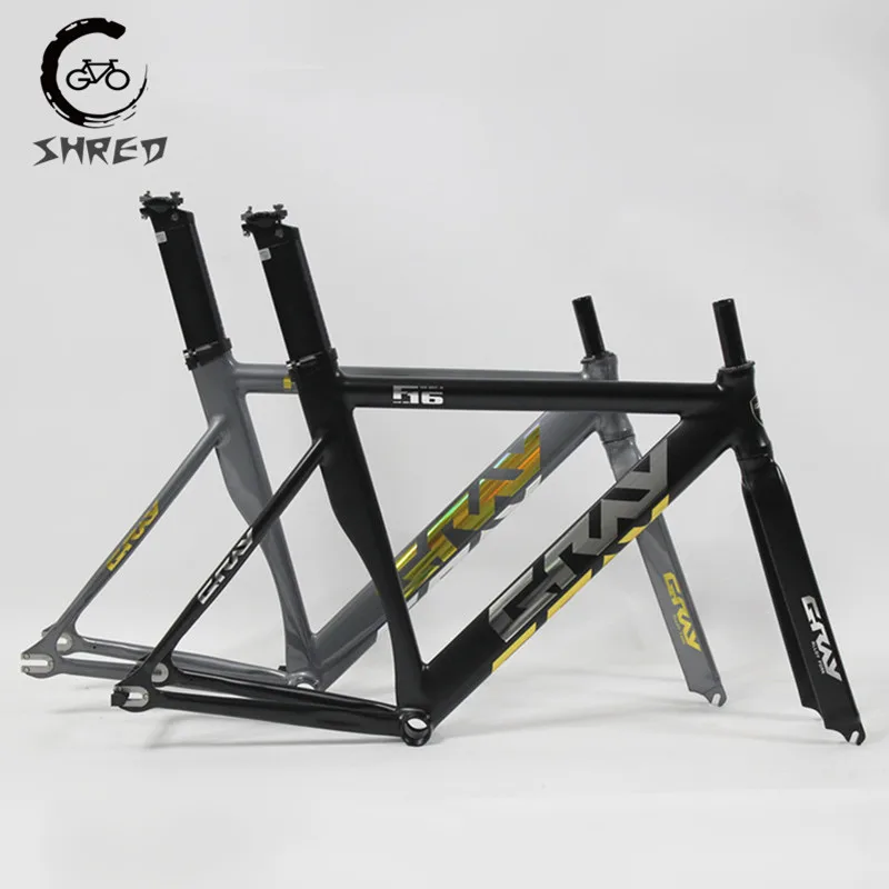 GRAY F16 Frameset,700C Aluminum Fixed Gear Frame and Fork,Track