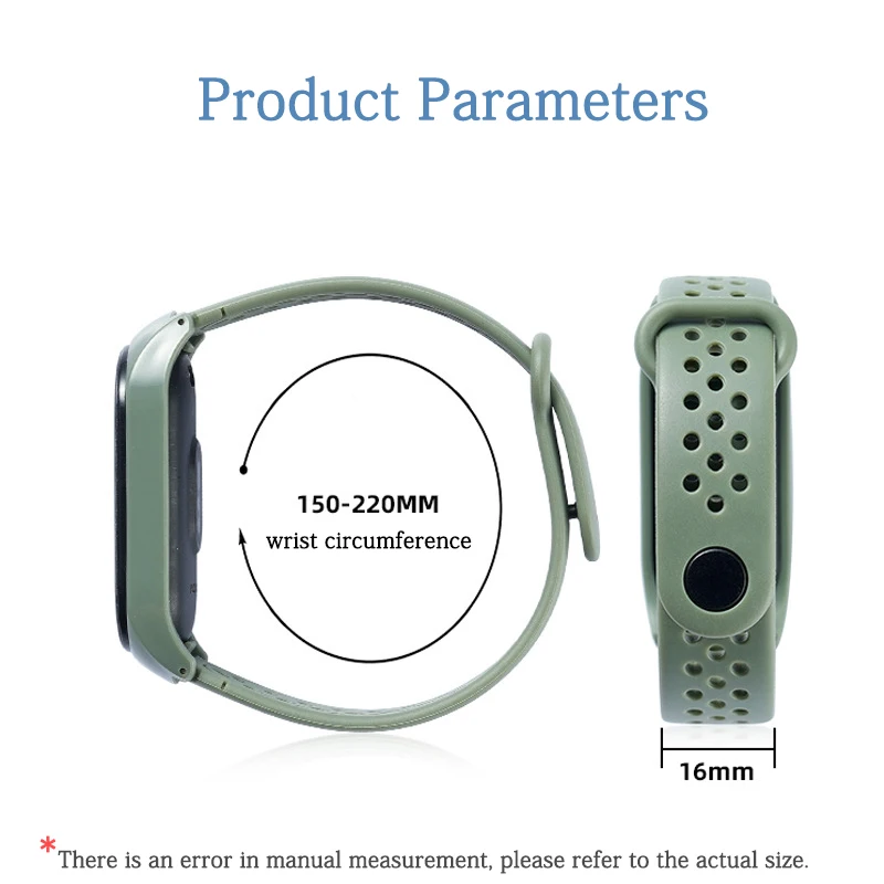 Силиконовый ремешок для xiaomi mi Band 8/7, браслет для mi Band 3/4/5/6, сменные аксессуары для умных часов, ремешок для часов