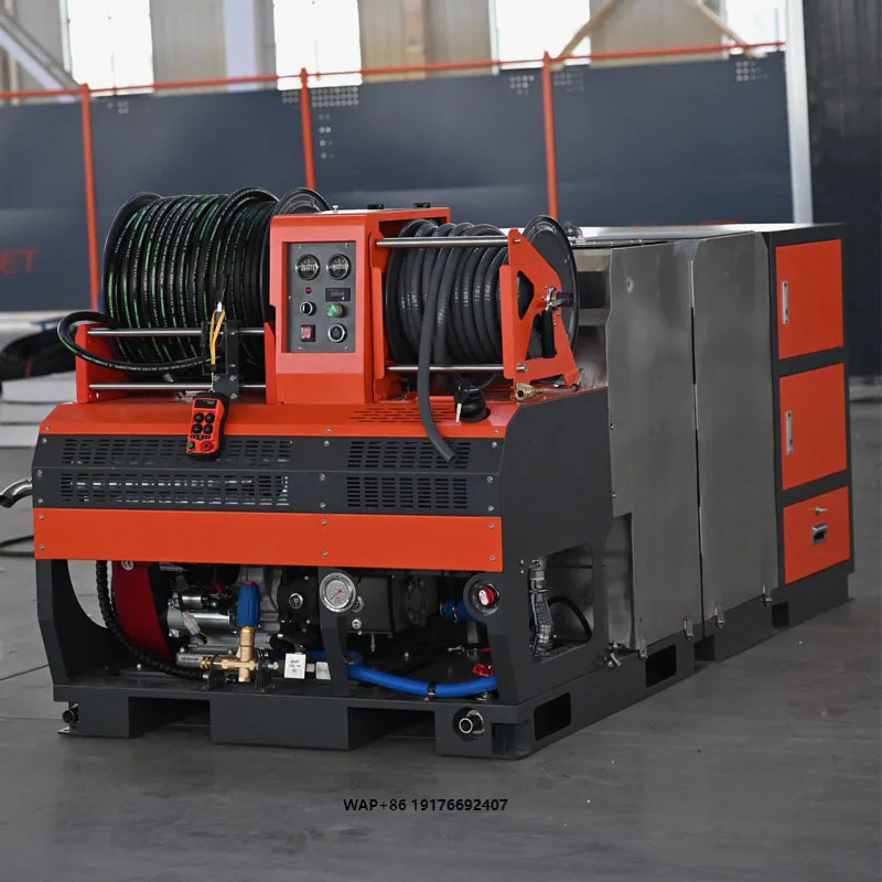 Best Commercial Remote-controlled Sewer Cleaning Machine, Suitable for Unlocking 1/2 Inch High-pressure Drainage Pipes