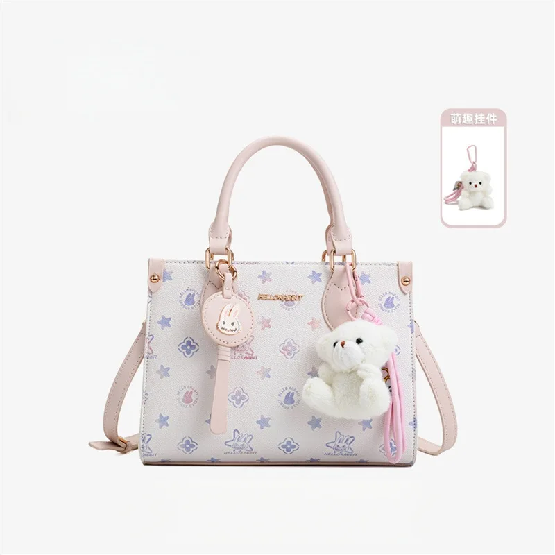 

Cute light luxury high value Hello rabbit platinum bag large capacity temperament versatile handbag shoulder messenger bag
