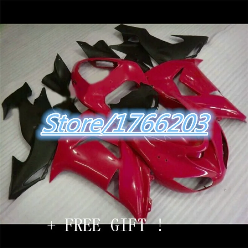 New Hot sales ABS Full Fairing Kit Fit For Kawasaki Ninja ZX-10R ZX10R 2006 2007 06 07 Fairings set Red black