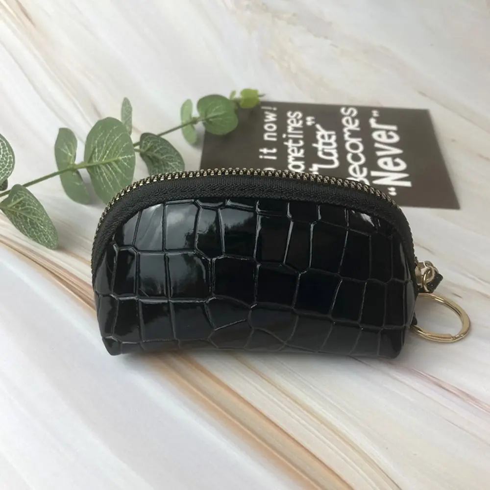 بسيطة بو الجلود المرأة المحفظة بلون سعة كبيرة محفظة نسائية للعملات المعدنية مفتاح سماعة تخزين بطاقة حامل النقود #2