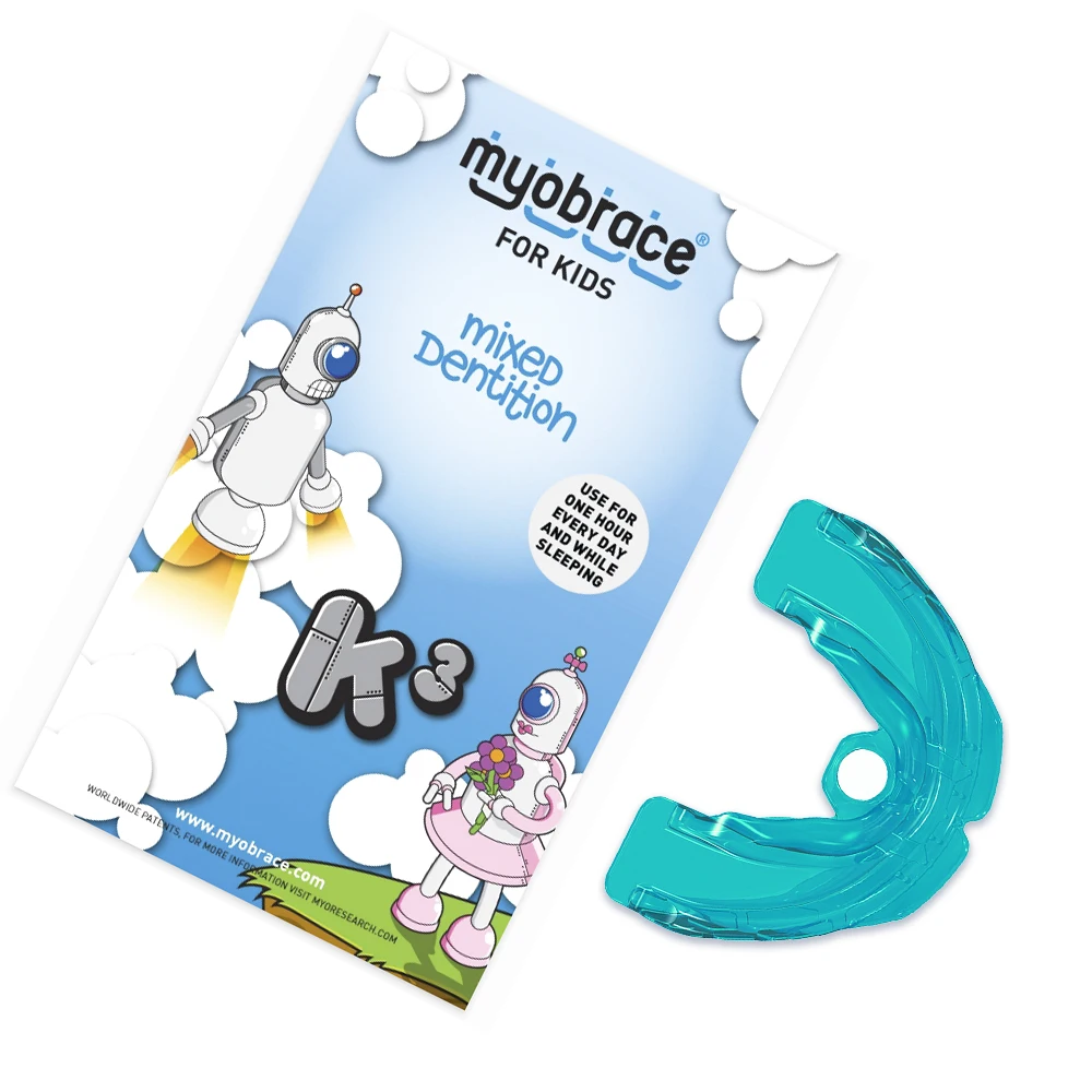 

Myobrace Teeth Trainer K3/MRC Orthodontic Brace K3/Kids teeth brace K3 ages 5-10/Mixed Dentition Orthodontic trainer appliance