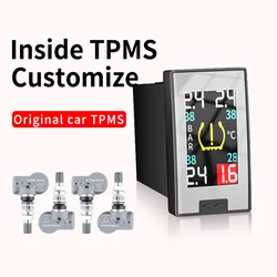 Smart OBD TPMS Tire Pressure with Sensors for Honda BRV and Brio and City and Fit and Jazz and CRV and Civicof Car Parts