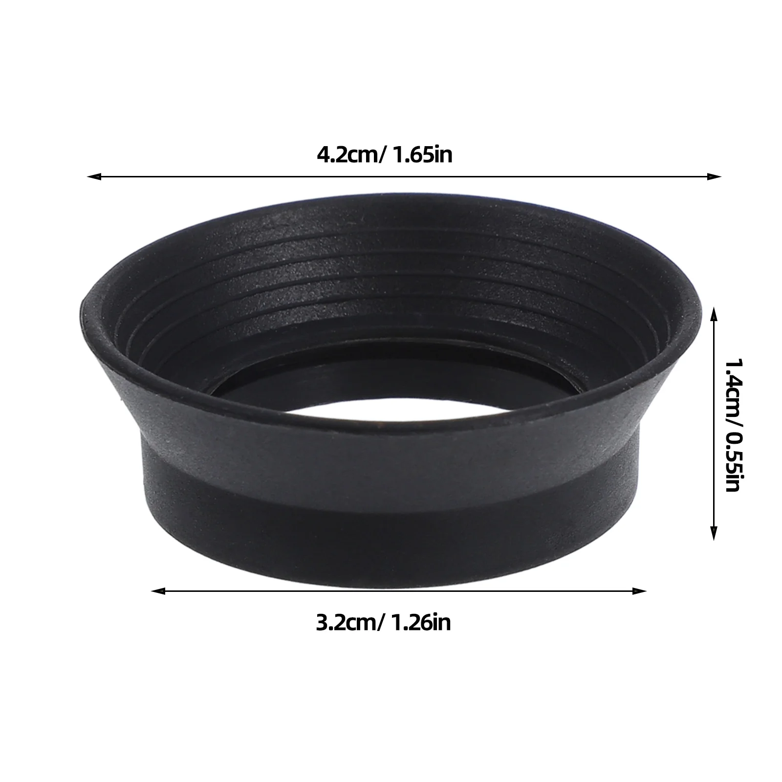 2pcs Rubber Eyepiece Covers Soft Eyepiece Guards For Stereo Microscope Replaceable Eyepiece Shields Microscope Accessories