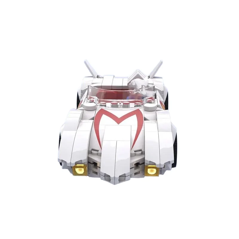 MOC Car Model DIY Creative Educational Children's Building Block Gift 320 Pieces  Racing 5 Mach Birthday Gif