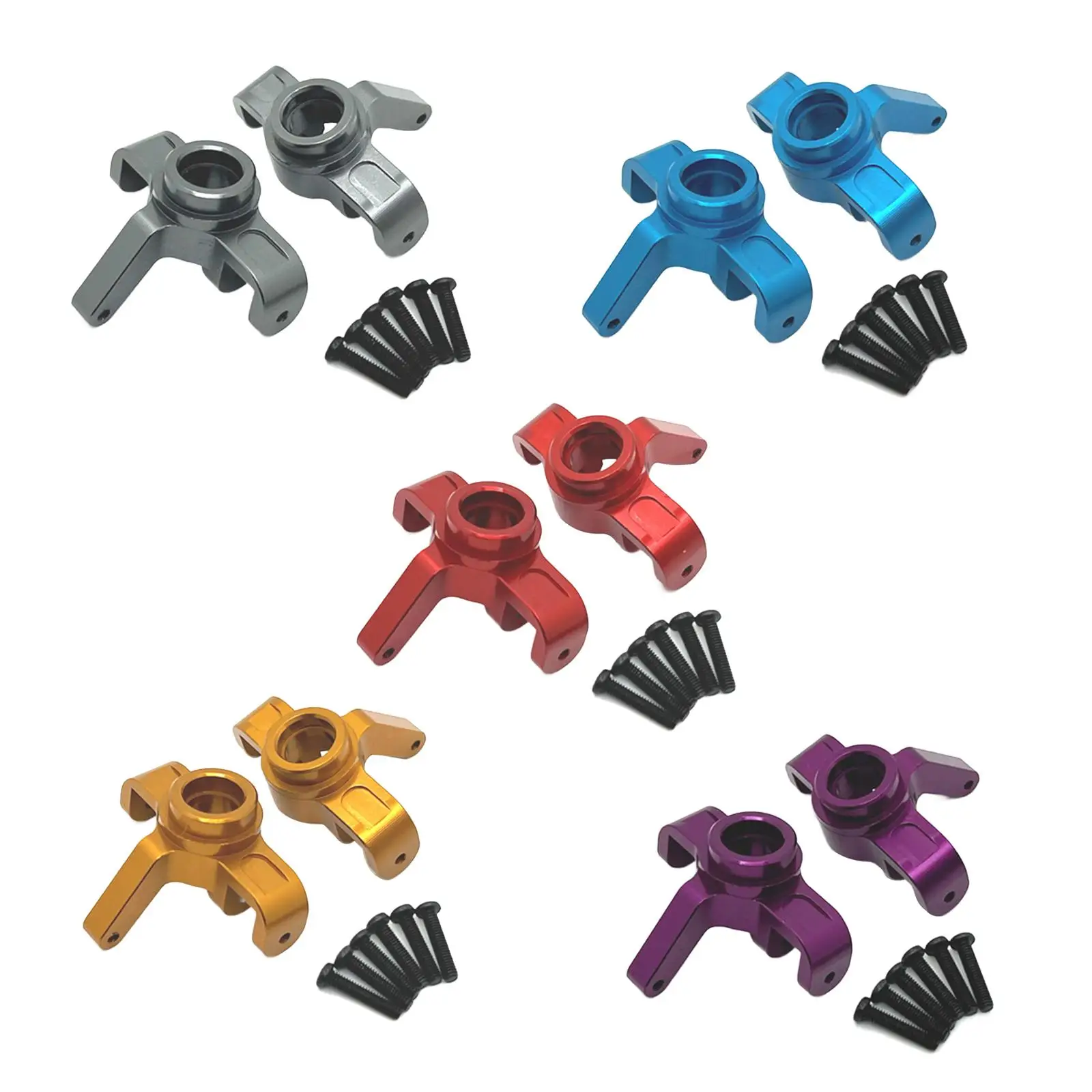 2 Pieces 1:14 Scale Front Steering Cup, RC Car Accessory, Practical Easy to Install for 14209 14210 RC Car Model