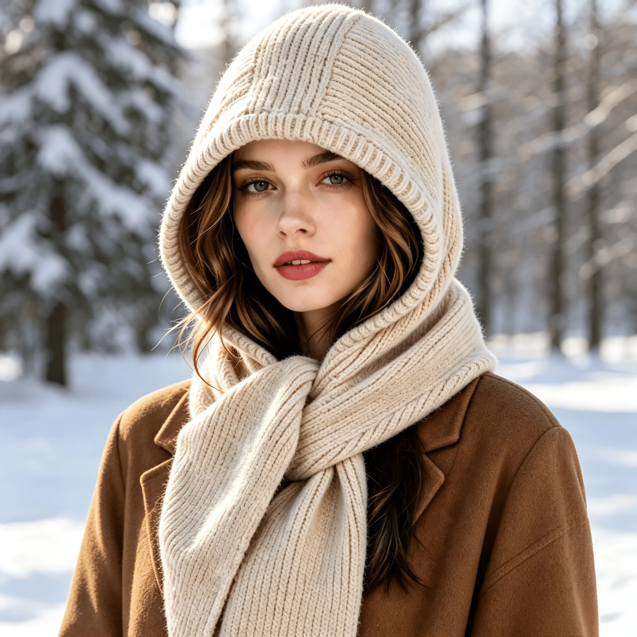 Women Men Hooded Scarf All-in- - đánh giá và giá Men Accessories All